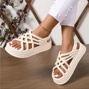 Beige Light weight sandals